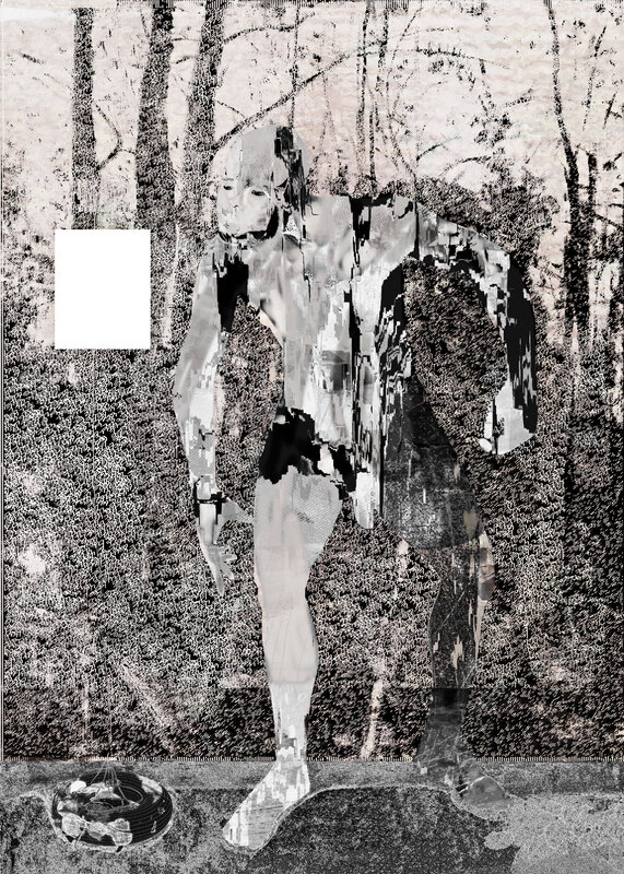 Frankenstein, 2017, 9 × 7 × 0.2 in, matte giclée print